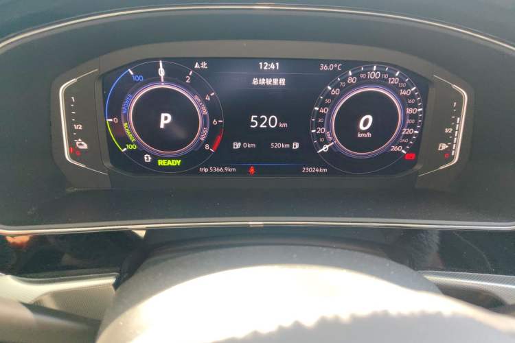 Used Volkswagen Passat New Energy 2023 430 PHEV Hybrid Elite Edition Odometer Close Up