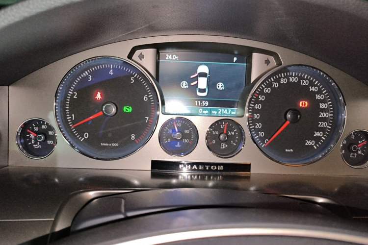 Used Volkswagen Phaeton 2012 3.6L Deluxe Custom Edition Instrument Cluster