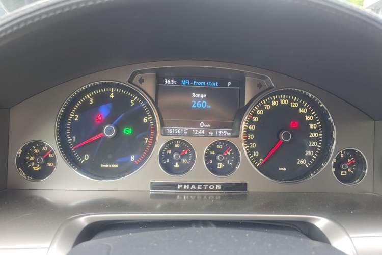 Used Volkswagen Phaeton 2012 3.6L Deluxe Custom Edition Instrument Cluster