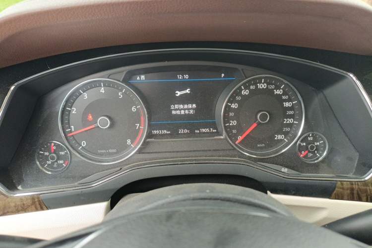 Used Volkswagen Phideon 2016 380TSI Two-Wheel-Drive Executive Version Instrument Cluster