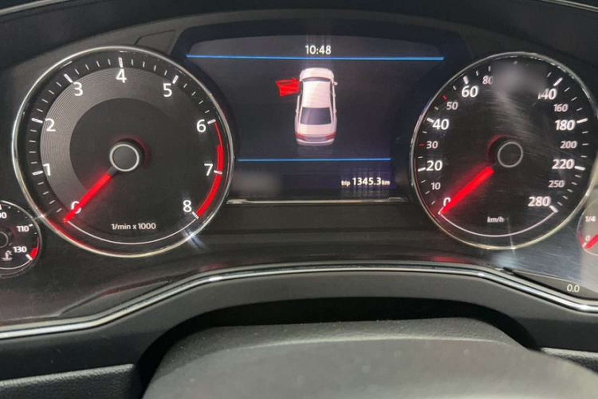 Used Volkswagen Phideon 2018 Revised Version 380TSI Two-Wheel Drive Business Edition Instrument Cluster