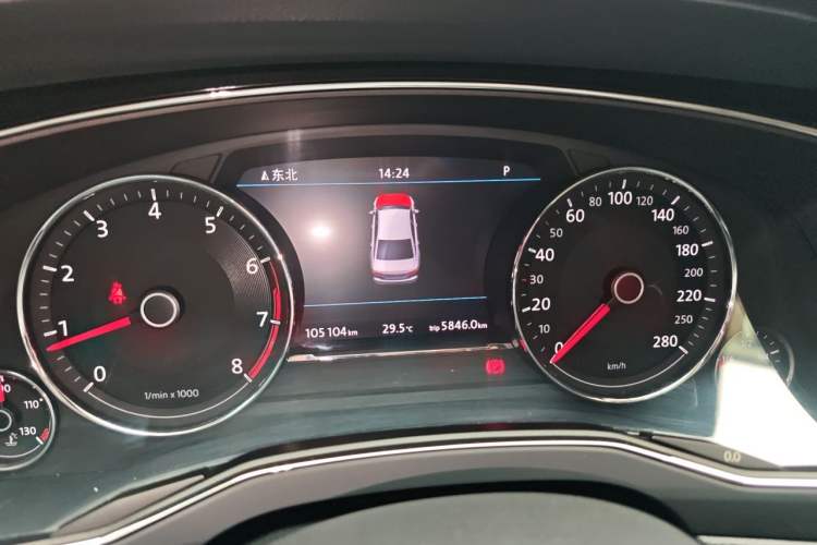 Used Volkswagen Phideon 2018 Revised Version 380TSI Two-Wheel Drive Business Edition Instrument Cluster