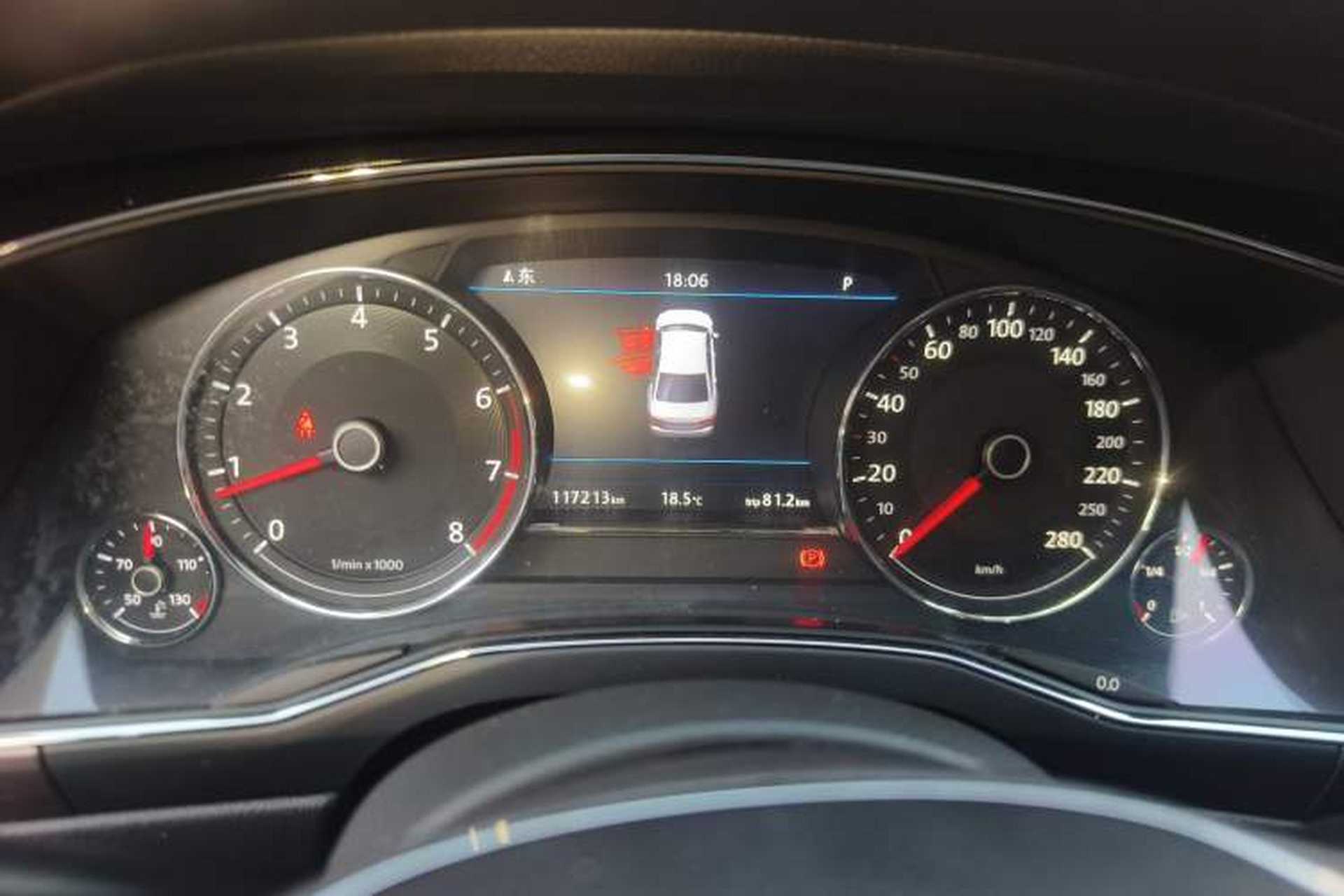 Used Volkswagen Phideon 2018 Revised Version 380TSI Two-Wheel Drive Business Edition Instrument Cluster