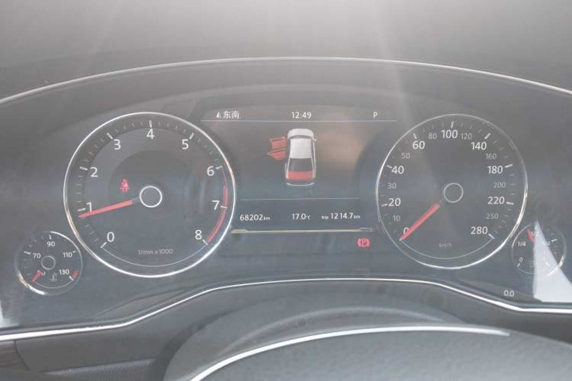 Used Volkswagen Phideon 2018 Revised Version 380TSI Two-Wheel Drive Business Edition Instrument Cluster