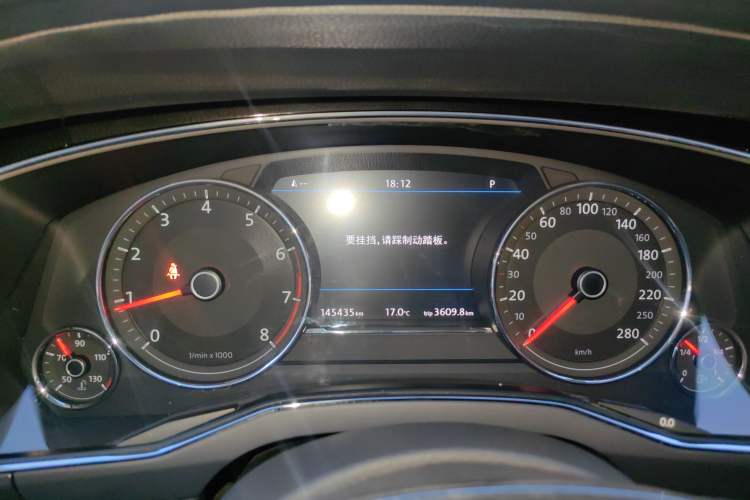 Used Volkswagen Phideon 2018 Revised Version 380TSI Two-Wheel Drive Business Edition Instrument Cluster
