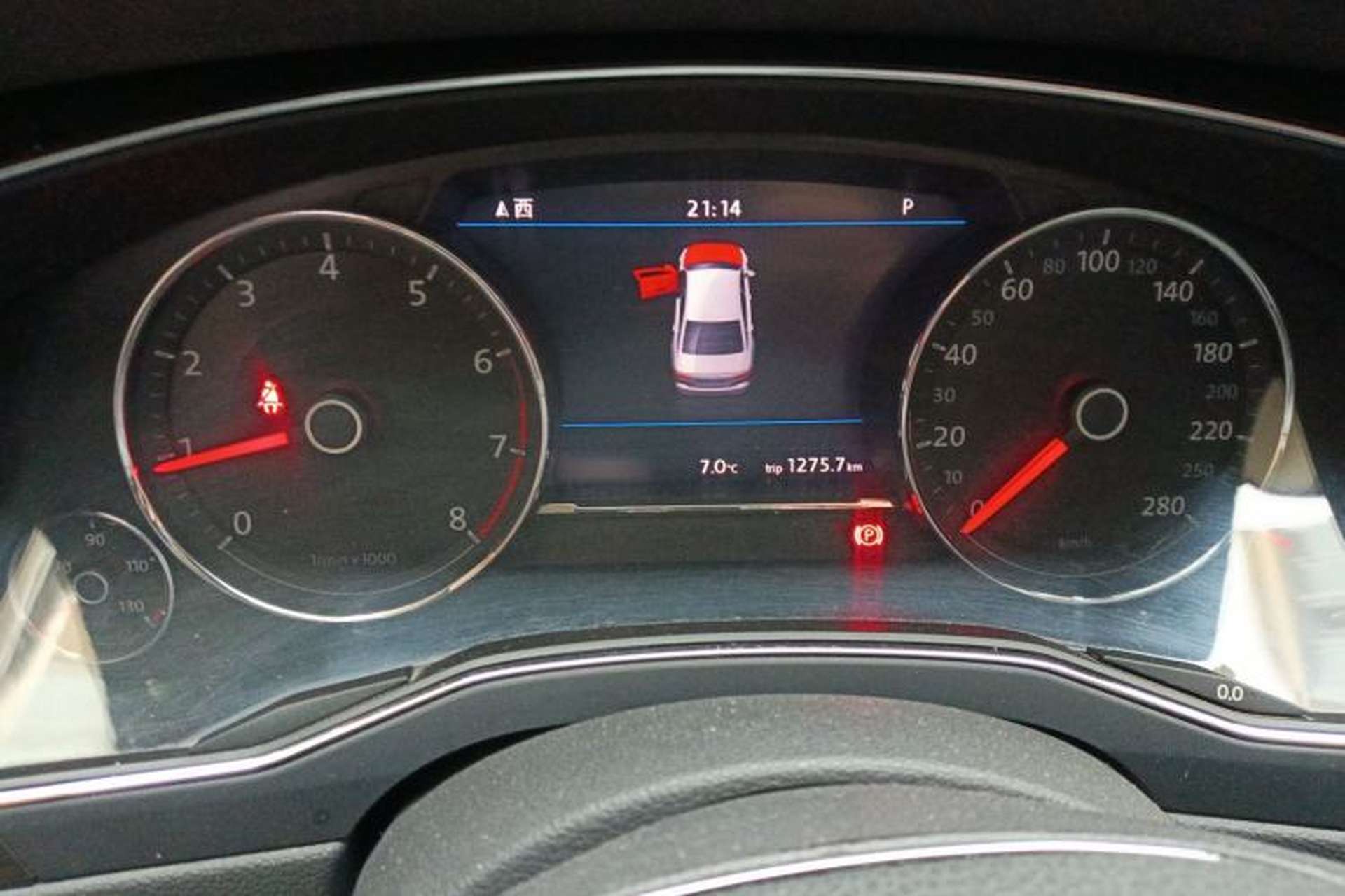 Used Volkswagen Phideon 2018 Revised Version 380TSI Two-Wheel Drive Business Edition Instrument Cluster
