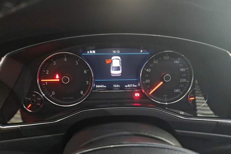 Used Volkswagen Phideon 2018 Revised Version 480 V6 Four-Wheel Drive Luxury Flagship Edition Instrument Cluster