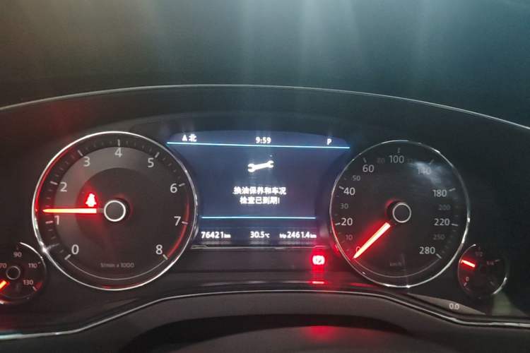 Used Volkswagen Phideon 2019 380TSI Two-Wheel Drive Business Edition China VI Standard Instrument Cluster
