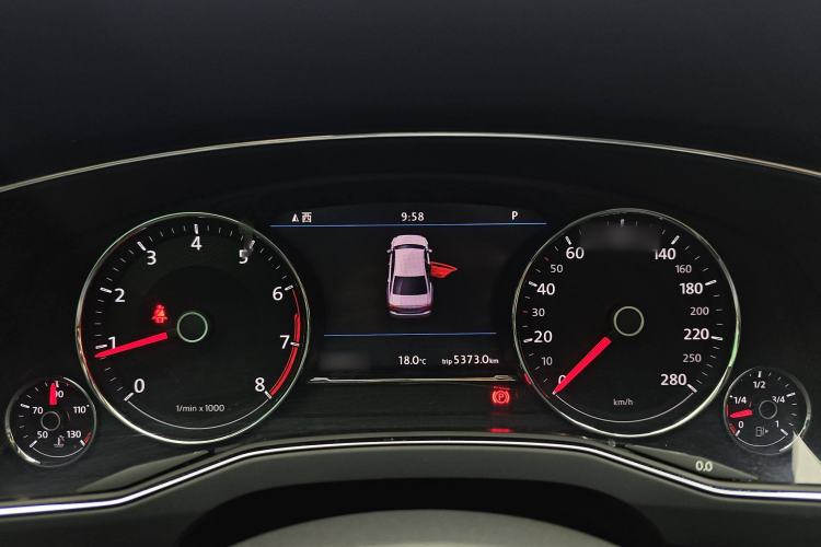 Used Volkswagen Phideon 2019 380TSI Two-Wheel Drive Business Edition China VI Standard Instrument Cluster