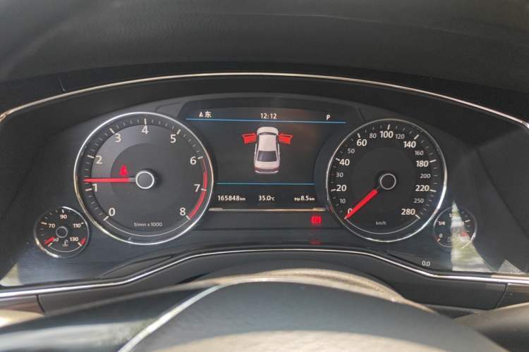 Used Volkswagen Phideon 2019 380TSI Two-Wheel Drive Business Edition China VI Standard Instrument Cluster