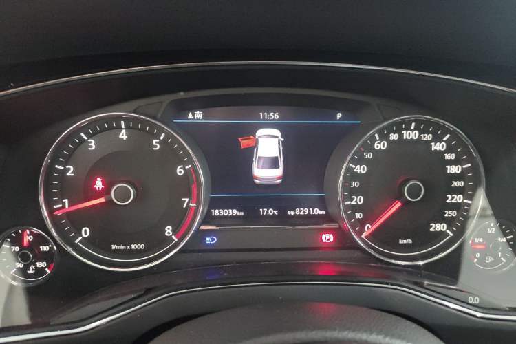 Used Volkswagen Phideon 2019 380TSI Two-Wheel Drive Business Edition China VI Standard Instrument Cluster