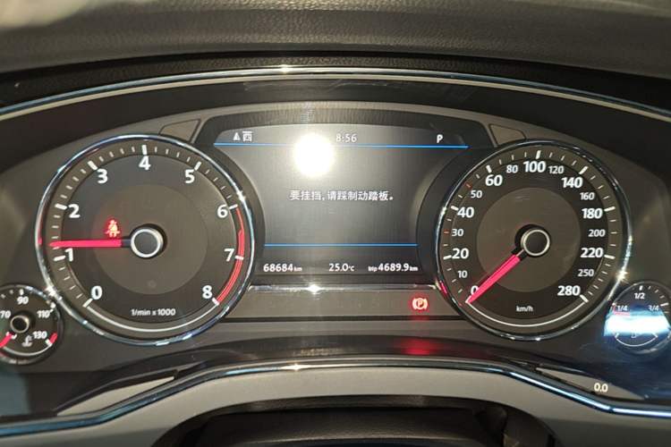 Used Volkswagen Phideon 2019 380TSI Two-Wheel Drive Business Edition China VI Standard Instrument Cluster