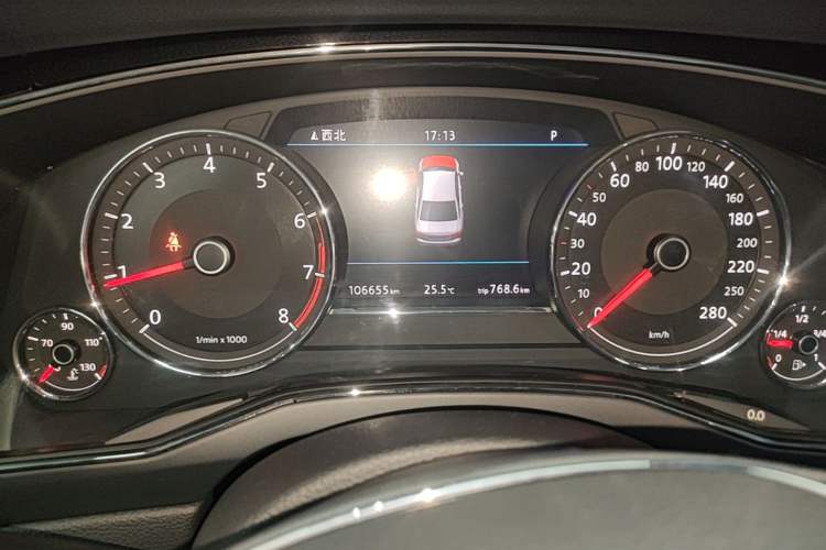 Used Volkswagen Phideon 2019 380TSI Two-Wheel Drive Business Edition China VI Standard Instrument Cluster