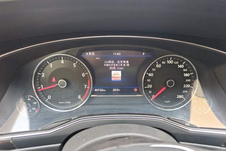 Used Volkswagen Phideon 2019 380TSI Two-Wheel Drive Business Edition China VI Standard Instrument Cluster