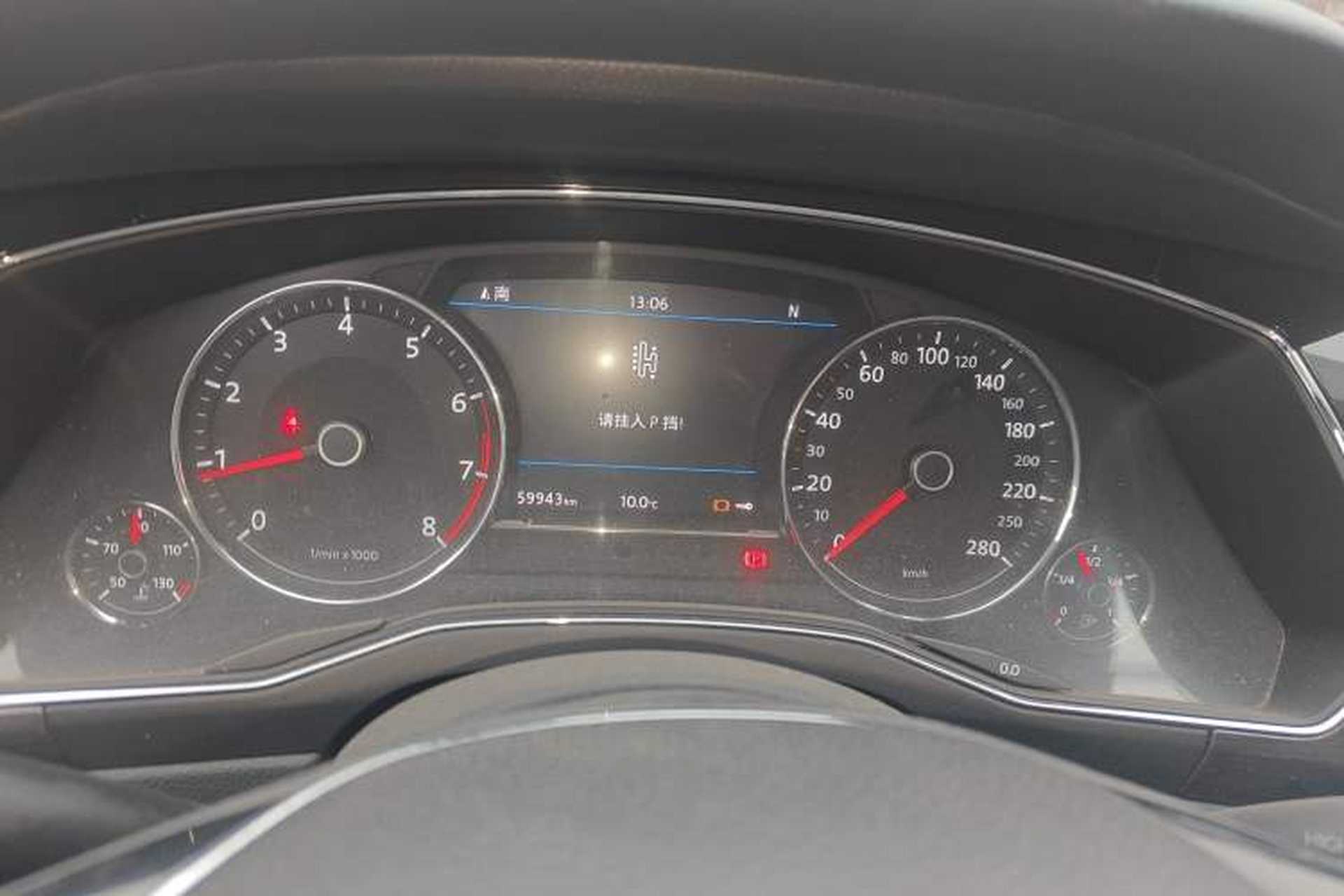 Used Volkswagen Phideon 2019 380TSI Two-Wheel Drive Business Edition China VI Standard Instrument Cluster