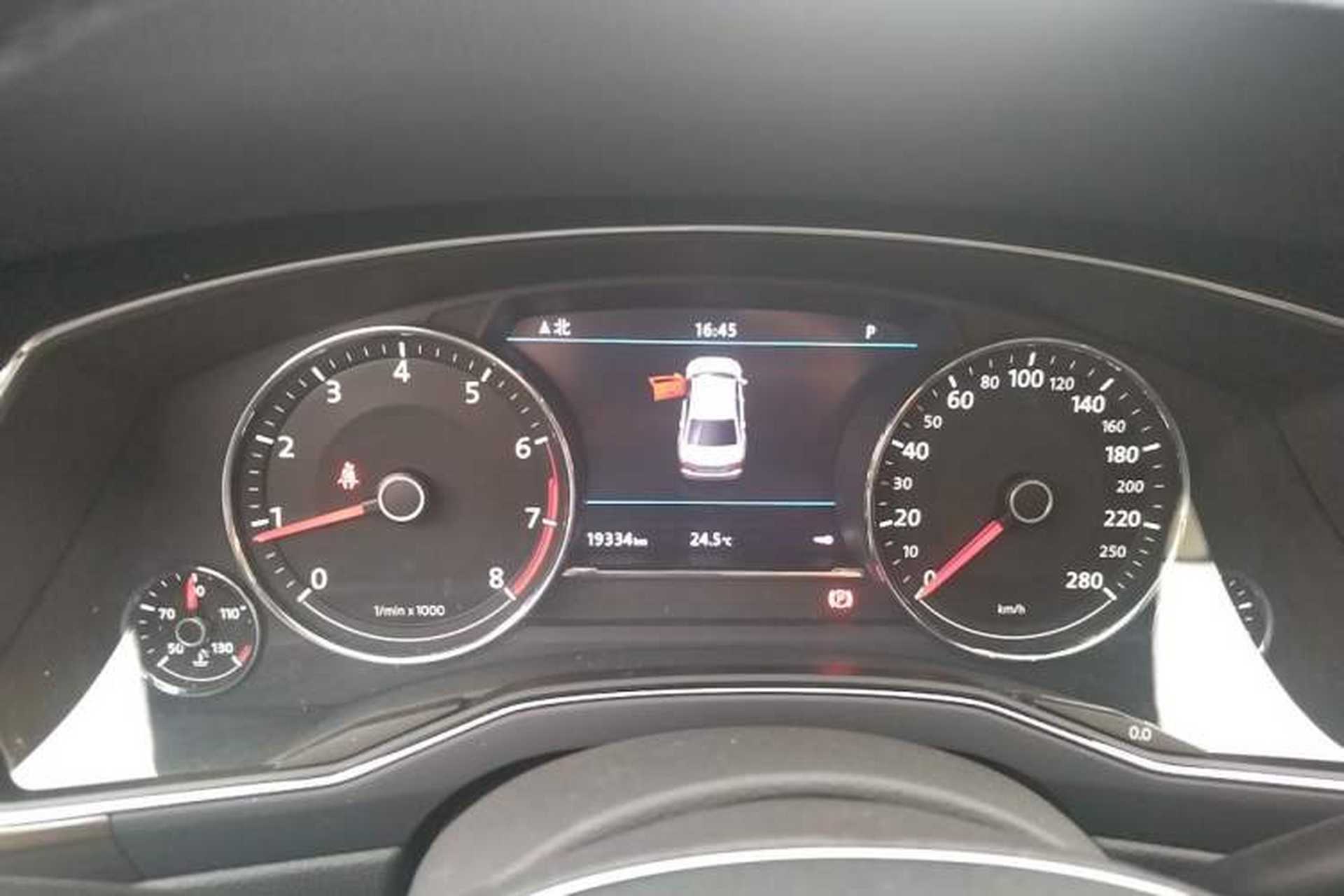 Used Volkswagen Phideon 2019 380TSI Two-Wheel Drive Business Edition China VI Standard Instrument Cluster