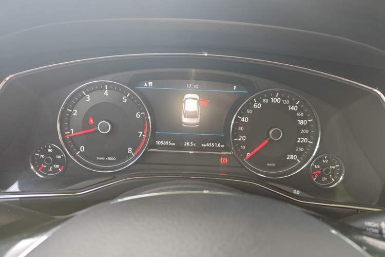 Used Volkswagen Phideon 2019 380TSI Two-Wheel Drive Luxury Edition China VI Standard Instrument Cluster