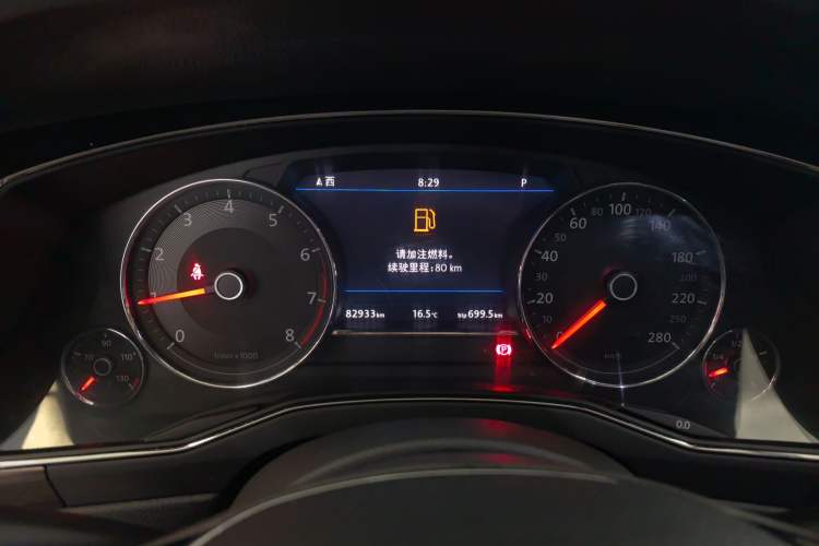 Used Volkswagen Phideon 2019 380TSI Two-Wheel Drive Business Edition China V Standard Instrument Cluster