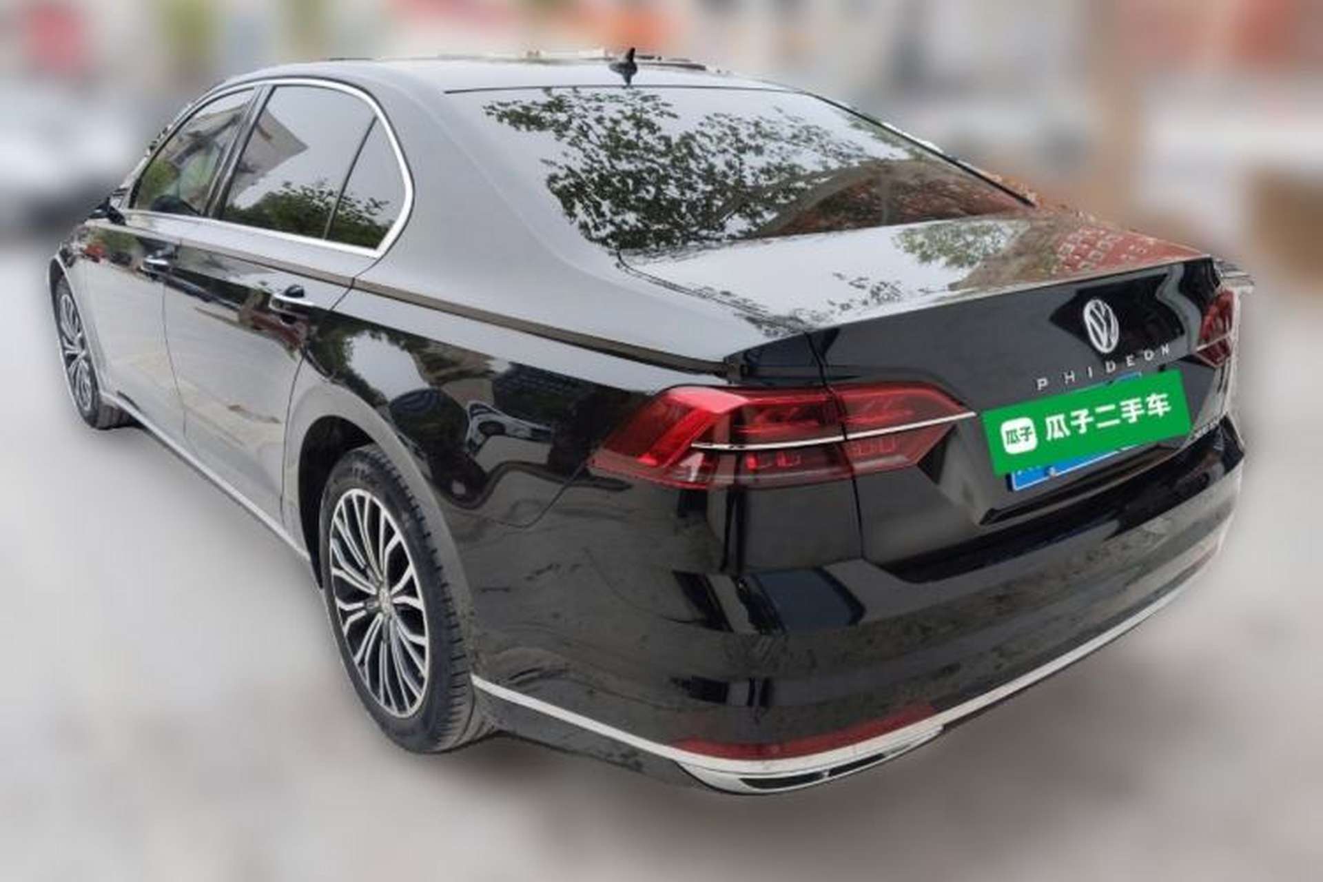 Used Volkswagen Phideon 2019 380TSI Two-Wheel Drive Business Edition China VI Standard Rear Left 45 Deg
