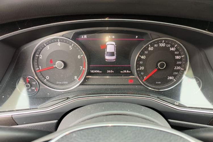 Used Volkswagen Phideon 2019 380TSI Two-Wheel Drive Business Edition China VI Standard Instrument Cluster