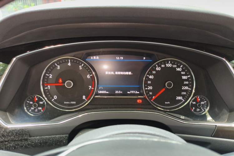 Used Volkswagen Phideon 2019 380TSI Two-Wheel Drive Luxury Flagship Version China VI Standard Instrument Cluster