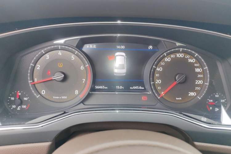 Used Volkswagen Phideon 2021 380TSI Prestige Edition Odometer Close Up