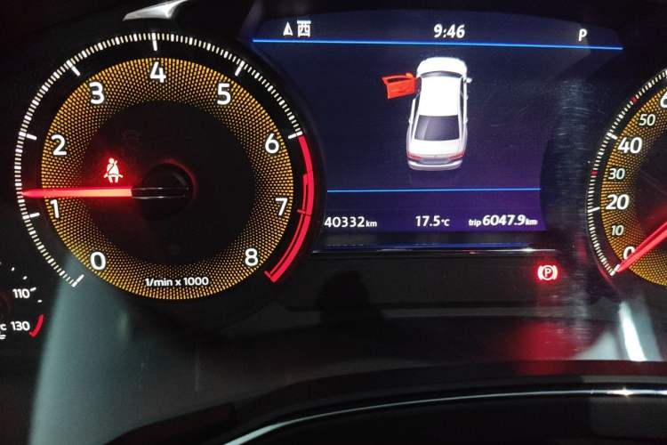 Used Volkswagen Phideon 2021 380TSI Prestige Edition Odometer Close Up