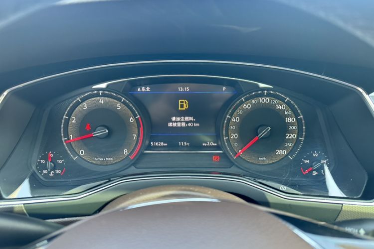 Used Volkswagen Phideon 2021 380TSI Luxury Edition Odometer Close Up