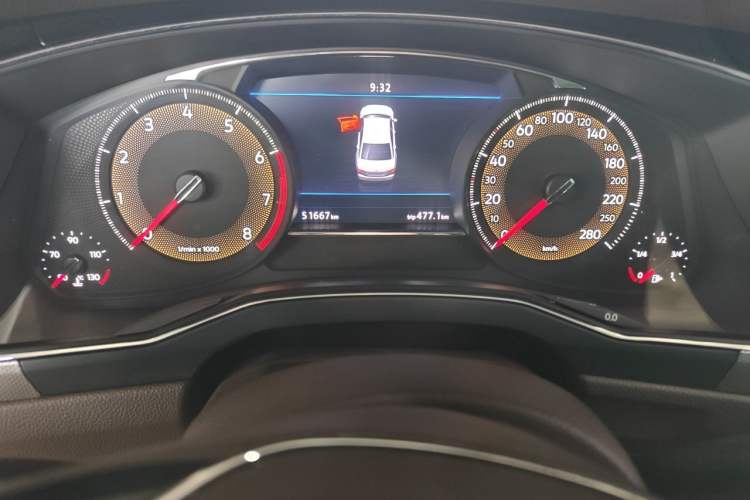 Used Volkswagen Phideon 2021 380TSI Luxury Edition Odometer Close Up