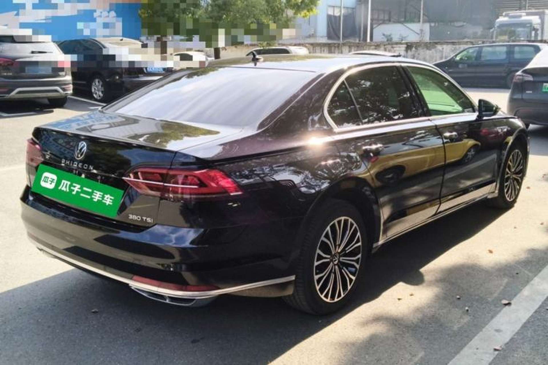 Used Volkswagen Phideon 2021 380TSI Luxury Edition Rear Right 45 Deg