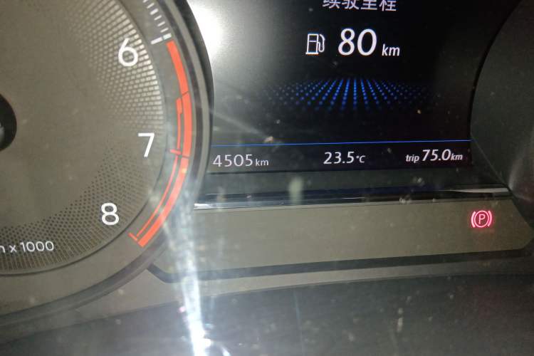 Used Volkswagen Phideon 2021 380TSI Prestige Edition Odometer Close Up