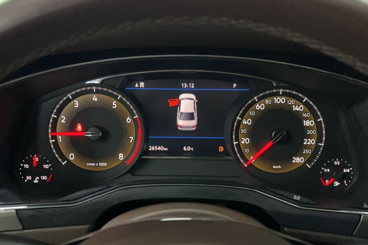 Used Volkswagen Phideon 2021 380TSI Luxury Edition Odometer Close Up