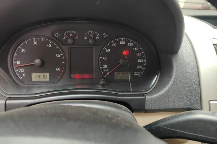 Used Volkswagen Polo 2006 Jingqing 1.4L Automatic Fashion Edition Odometer Close Up