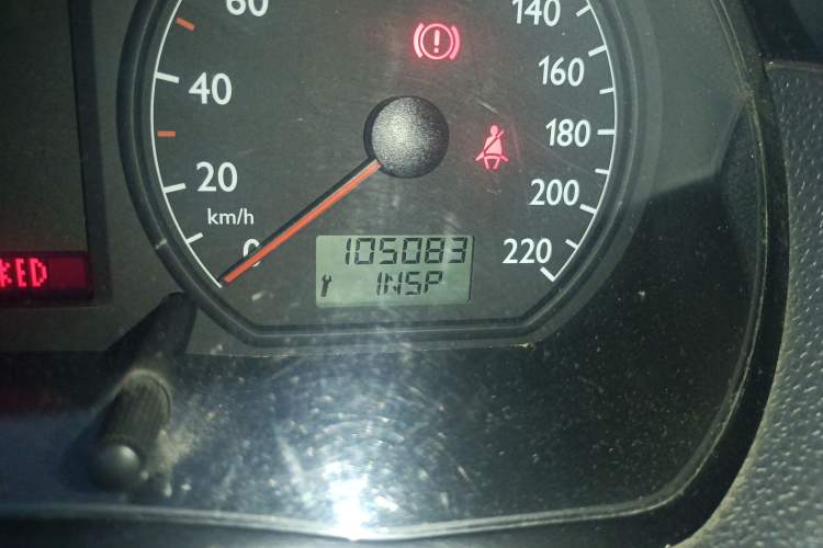 Used Volkswagen Polo 2007 1.6L Cross Polo Automatic Odometer Close Up