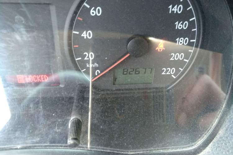 Used Volkswagen Polo 2007 Jingqing 1.6L Automatic Fashion Edition Odometer Close Up