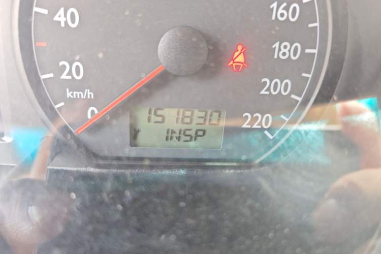 Used Volkswagen Polo 2007 Jingqing 1.6L Automatic Fashion Edition Odometer Close Up