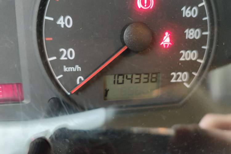 Used Volkswagen Polo 2007 Jingqing 1.6L Automatic Fashion Edition Odometer Close Up
