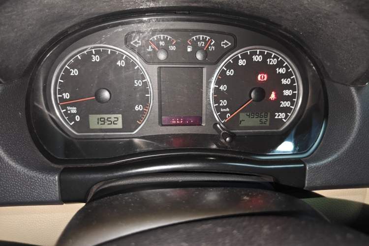 Used Volkswagen Polo 2008 Jingqu 1.4L Automatic Elegant Edition Odometer Close Up