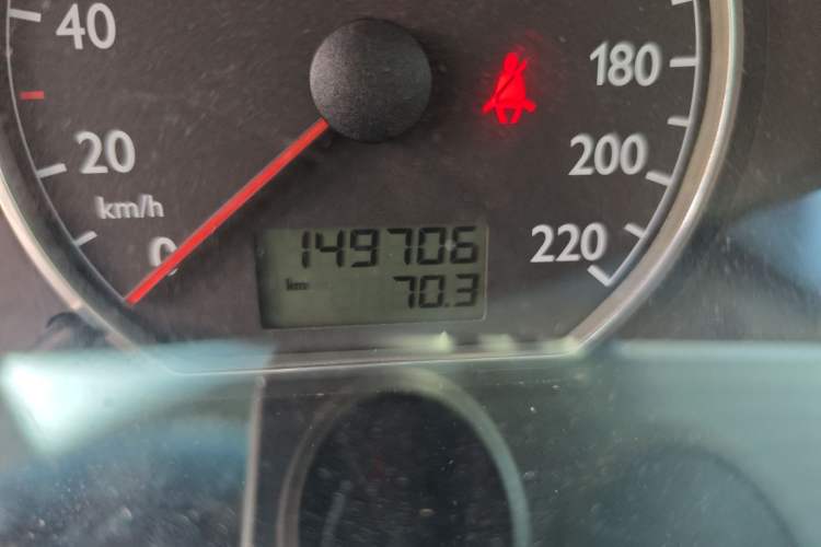 Used Volkswagen Polo 2009 Sporty 1.6L Manual Model Odometer Close Up