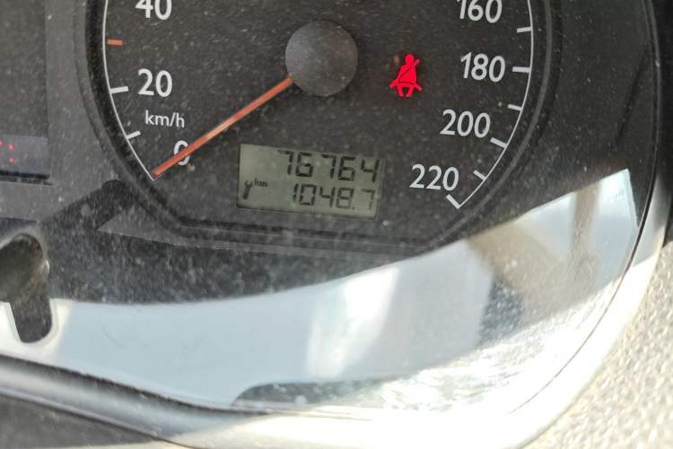 Used Volkswagen Polo 2009 Jingqing 1.4L Automatic Shushang Edition Odometer Close Up