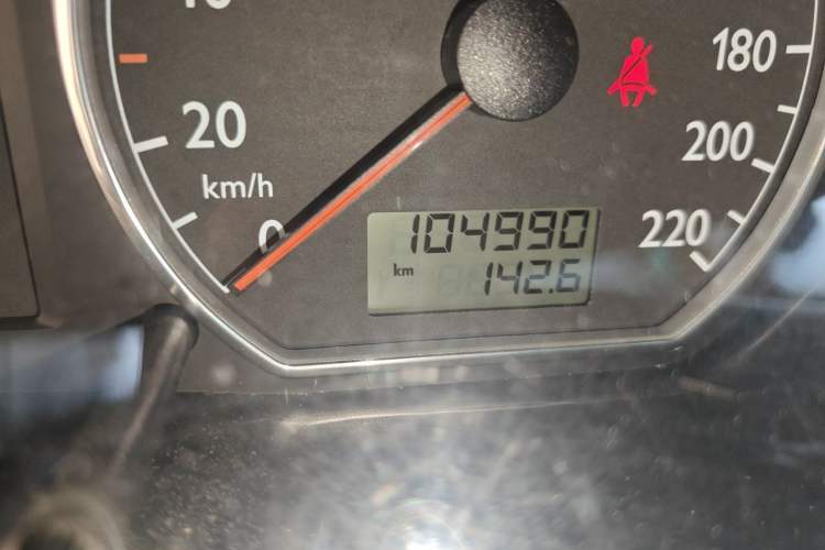 Used Volkswagen Polo 2009 Jingqu 1.4L Manual Elegant Edition Odometer Close Up