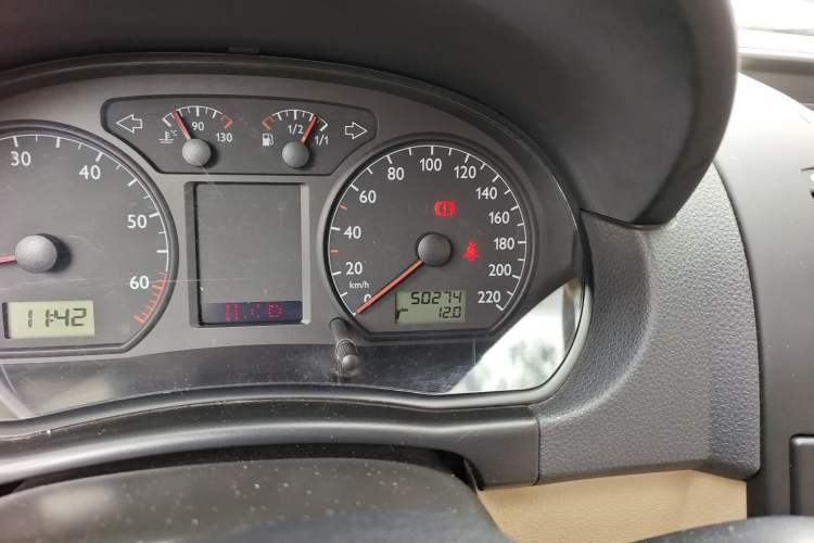 Used Volkswagen Polo 2009 Jingqing 1.4L Automatic Shushang Edition Odometer Close Up