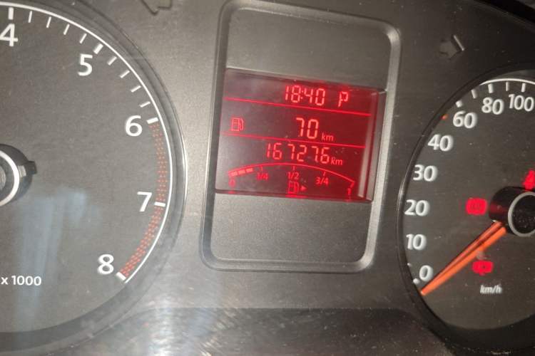 Used Volkswagen Polo 2011 1.4L Automatic ZhiCool Edition Odometer Close Up