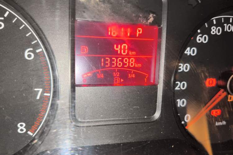 Used Volkswagen Polo 2011 1.4L Automatic ZhiCool Edition Odometer Close Up