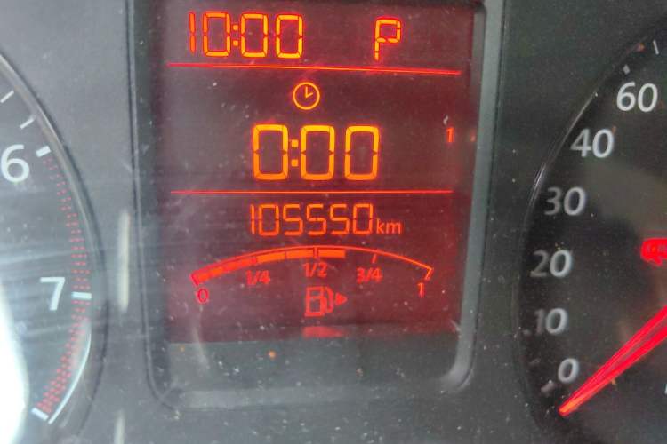 Used Volkswagen Polo 2011 1.6L Automatic ZhiShang Version Odometer Close Up