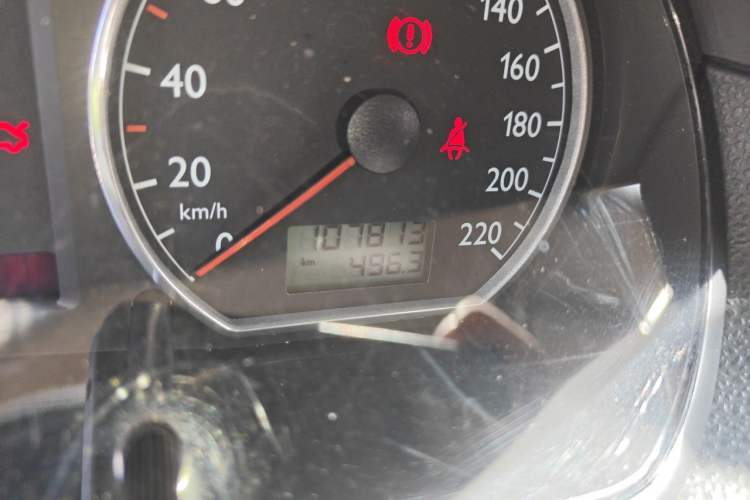 Used Volkswagen Polo 2011 Jingqu 1.4L Automatic Shishang Edition Odometer Close Up