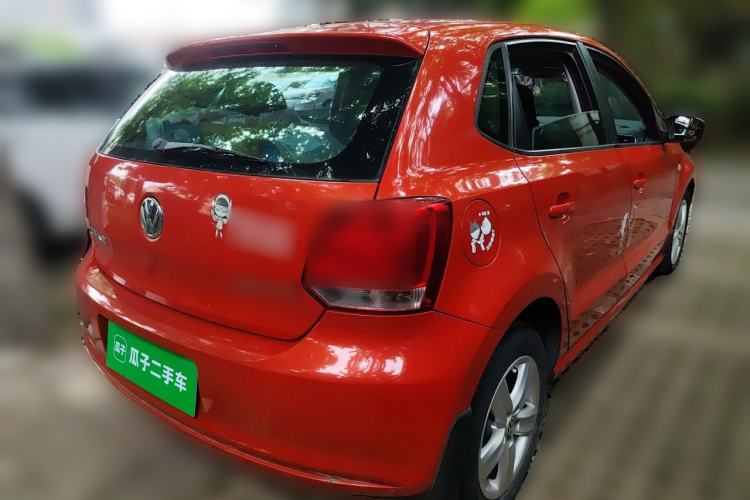 Used Volkswagen Polo 2011 1.6L Manual ZhiShang Edition Rear Right 45 Deg