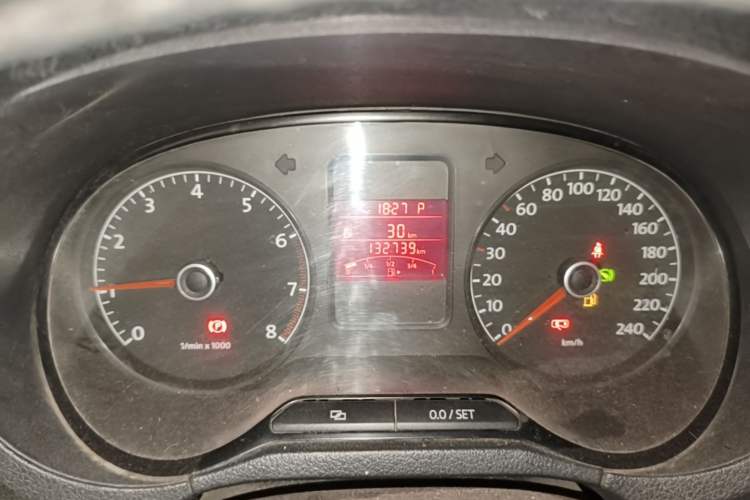 Used Volkswagen Polo 2011 1.4L Automatic ZhiCool Edition Odometer Close Up