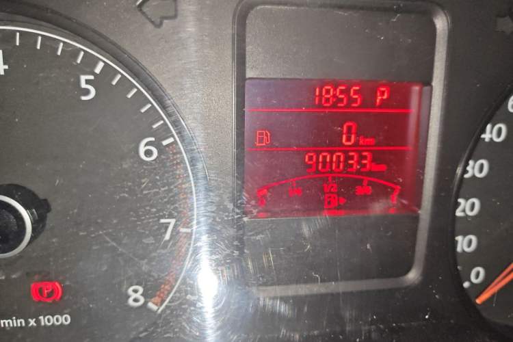 Used Volkswagen Polo 2011 1.4L Automatic ZhiCool Edition Odometer Close Up