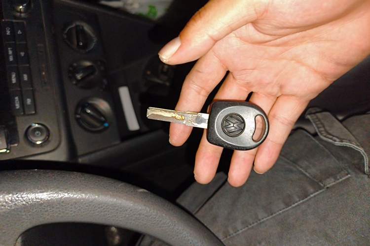 Used Volkswagen Polo 2011 1.6L Manual ZhiShang Edition Vehicle Key